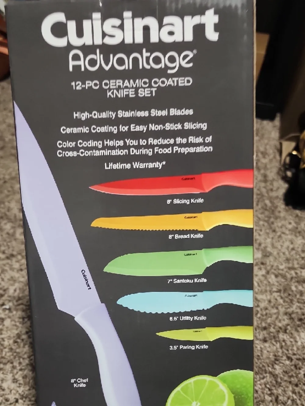 Cuisinart Ceramic-Coated Knife with Matching Guard Set - Picture 3 of 4